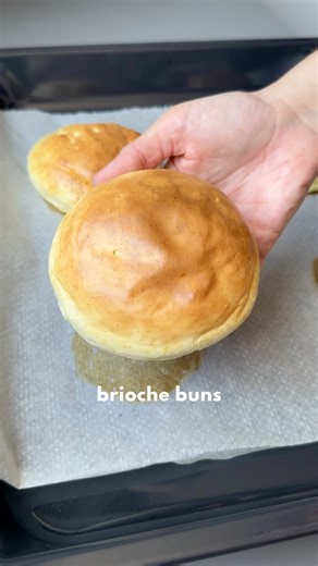 1.3M views · 13K reactions | HEALTHY BRIOCHE BUNS  INGREDIENTS: ▪️3...