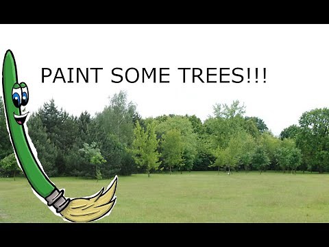 Learn to paint Distant Trees!