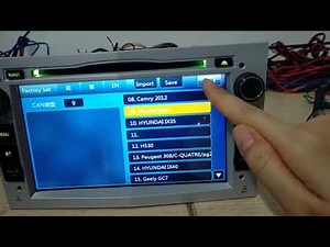 AWESAFE 2 din Radio für Opel - Canbus wählen