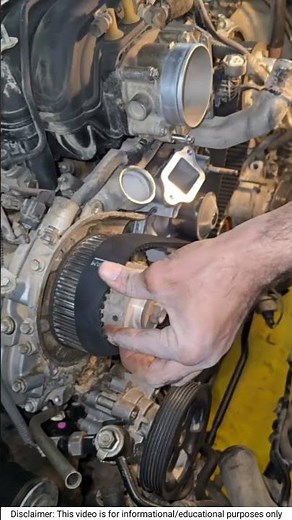Toyota Land Cruiser V8 Timing Belt Replacement Guide #howto #mechanic #automotive #DIY