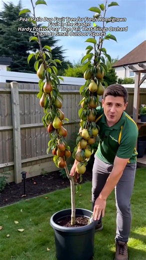 Enjoy Fresh Pears with the Patio Duo Fruit Tree