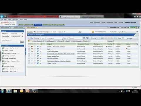 Manage Engine Service Desk Plus 8 - Request Management Training - Part 1