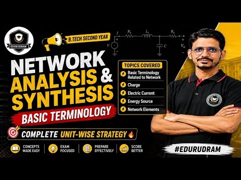 Basic Terminology Related to Network | Charge | Electric Current | Energy Source | Network Elements