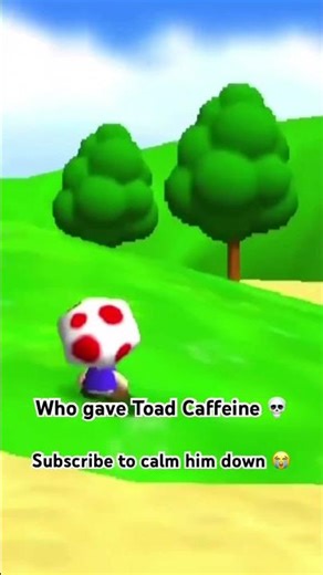 Toad crashing out #funny #caffeine #viral