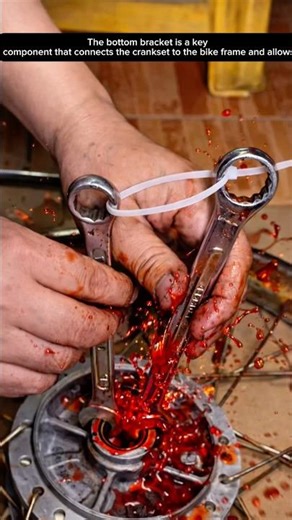 Easy Way to Remove Bicycle Bottom Bracket #short #shortsvideo