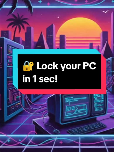 Lock your PC like a Pro! #pctips #techtok #windows #fyp #computerscience