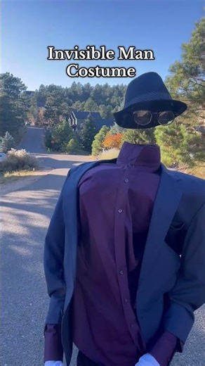 The Invisible Man costume from last year’s Halloween