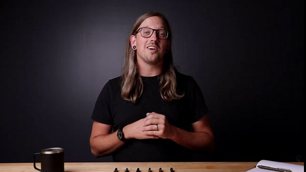 BIG IDEA DESIGN Slim Bolt Action Pen (Titanium Raw)