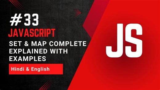 Set Map in JavaScript | Complete Explained with Examples | JavaScript ES6 Explained Simply | Gyanchand Kumawat