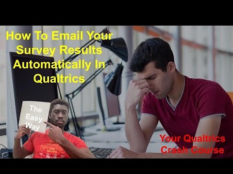 How To Email Your Survey Results Automatically In Qualtrics