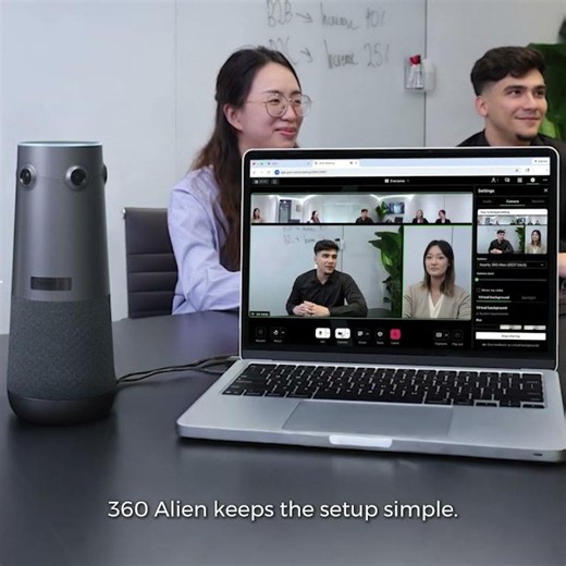 🚀One 360° Camera for Zoom, Teams & More