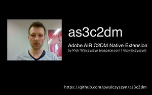 AIR Mobile push notifications with C2DM