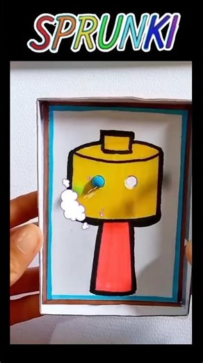 Sprunki OC Lego pinball cardboard game #art #sprunki #youtubeshorts #papercraft #diy #trending