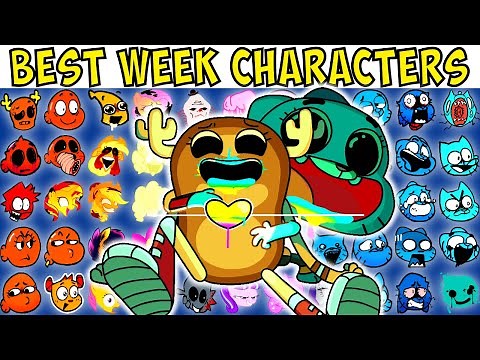 ALL BEST WEEK CHARACTERS | FNF Character Test | Gameplay VS Playground