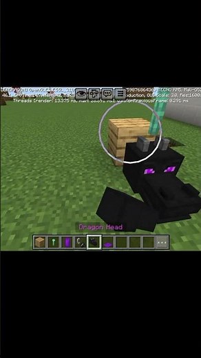 How to build fallen dragon head in minecraft #shortfeed