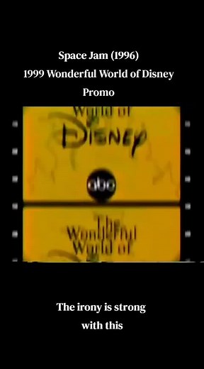 A promo for 1999 Wonderful World of Disney airing of Space Jam. #vhsmemories #vhs #90s #nostalgia
