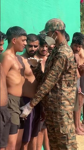 Indian Soldiers get a Physical Exam! Testicles check
