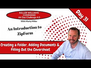 KW Command 66 Day Challenge 4.0 Day 31 - An Introduction to ZipForm