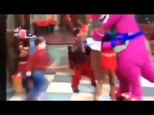 Barney comes to life (Read with Me/Dance with Me)
