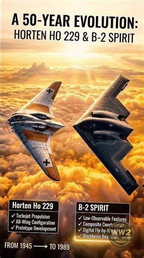 Ho 229 vs B-2 Spirit: What Changed in 50 Years of Stealth Bomber Tech?