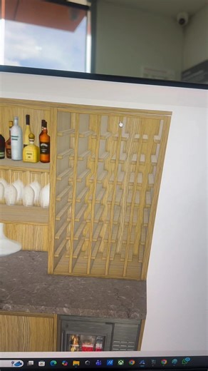Transforming CAD Concepts into Elegant Bar Cabinets