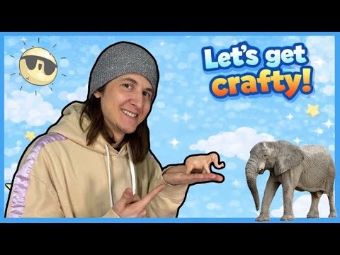 E is for Elephant 🐘 | Clay with Jay! Elephant Sculpture with ONE Ball of Clay