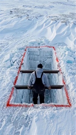 I Built a SECRET ICE Bunker 🤯