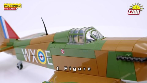 COBI Historical Collection WWII Hawker Hurricane (NO 302 SQN. RAF) Aircraft
