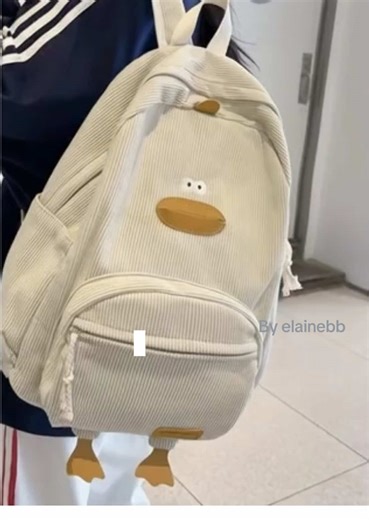 Adorable Duck Backpack for Back to School
