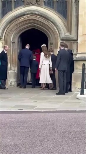 King Charles gives Prince Louis a cheeky nudge