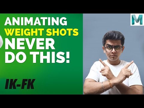 Animation Tip for Weight Lifting Shots Beginners | Maya tutorial | Become an Animator #tutorial