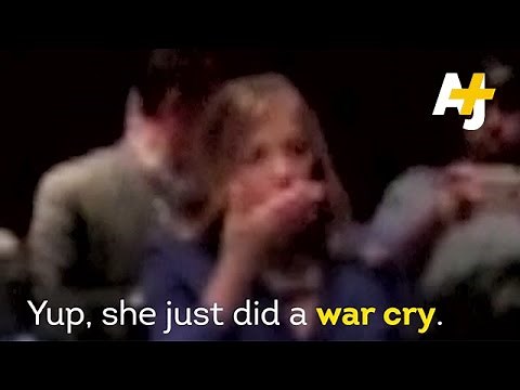 Congresswoman Makes Racist Native American 'War Cry'