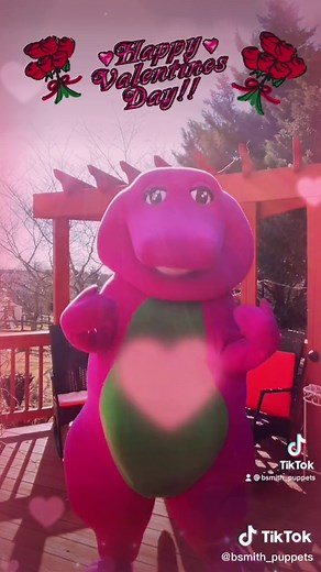 Celebrate Valentine's Day with Barney the Dinosaur!