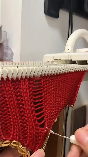 Double Rib Stitch Conversion on a Knitting Machine.