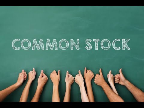 Common Stock Valuation - Live Lecture Recording