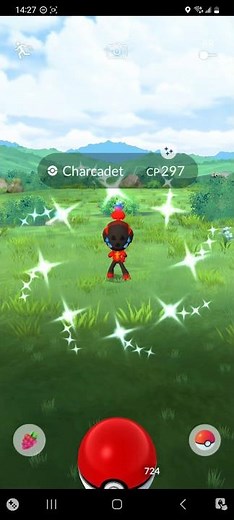 Pokémon GO - Catching a Shiny Charcadet
