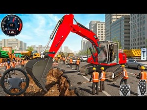 New JCB Simulator 2026 - Real Excavator Bridge Construction 3D - Android Gameplay