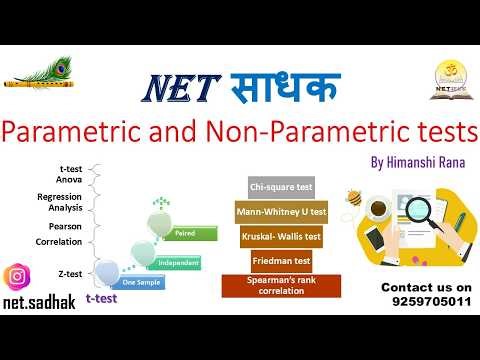 Mean, Median and Mode; Parametric and Non-Parametric Tests