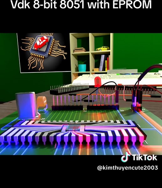 Cách thức hoạt động của Vi điều khiển 8051 với EPROM