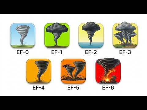 Every Tornado Level Explained (EF0 to EF5)