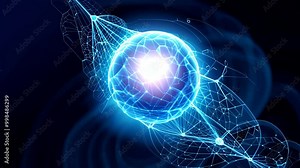 futuristic glowing brain embedded in intricate neural networks, representing advanced ai and technology development. Conceptual design for artificial intelligence innovation