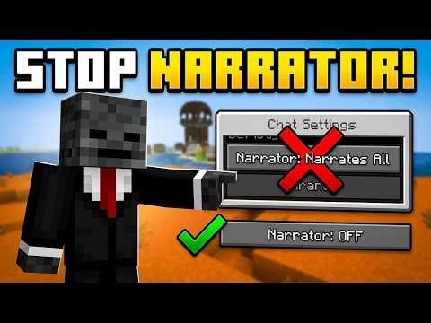 How To Turn Off Narrator in Minecraft (Disable Voice Guide + Easy Fix)