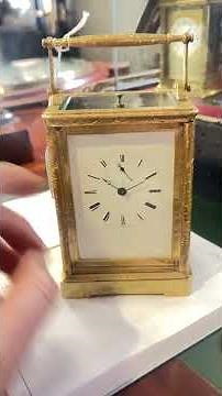 Fine carriage clock in for repair at vintage clocks #carriageclock #repair