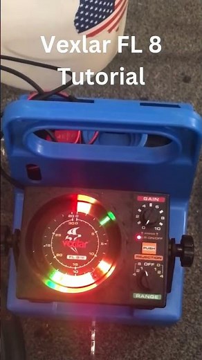 Vexilar FL 8 for ice fishing || Vexilar flasher tutorial. #shorts #fish #fishing