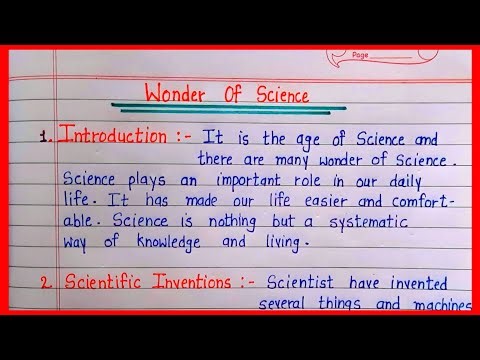 Essay On Wonder Of Science In English | Essay On Wonder Of Science I Wonder Of Science Essay | Essay