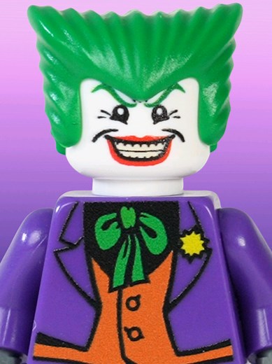 Custom LEGO Batman and Joker Miniature Figurines
