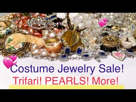 🌹 Costume Jewelry SALE! + 925 Spinel & Keshi Pearls! #JewelrySale #vintageJewelry #keshi #Spinel