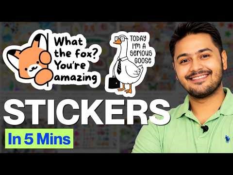 Create Digital Stickers In Canva To Sell On Etsy | Easy Canva Tutorial ( Step by Step)