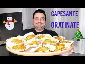 Capesante Gratinate 🎄Antipasto che non può Mancare nelle Feste 😋🎉🍾