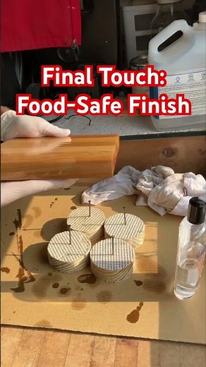 Final Touch: Food-Safe Finish on a Handmade Cutting Board 🪵✨